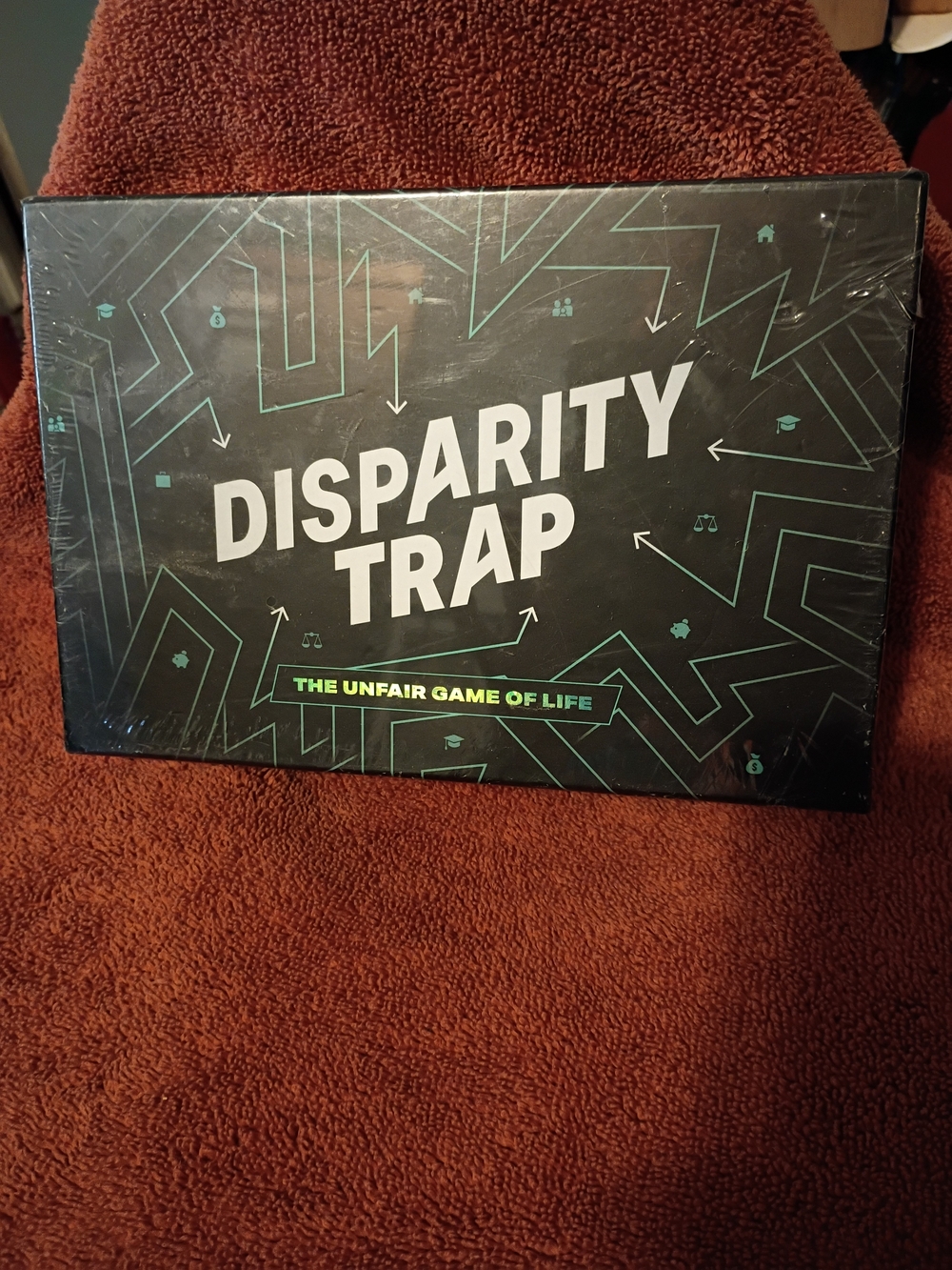 Disparity Trap Board Game — Black & Teal Edition